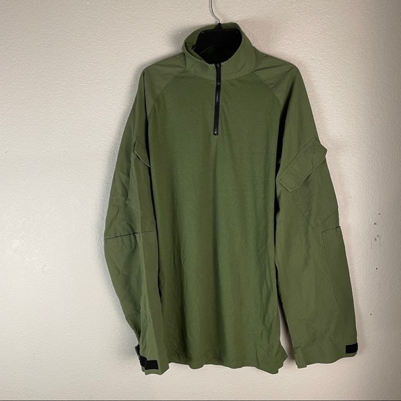 Army Vintage Long Sleeve Shirt Size L/XL - Picture 1 of 12